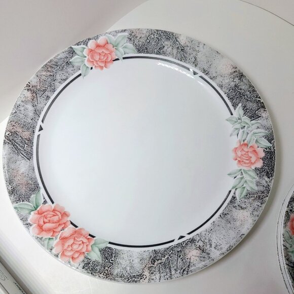 Vintage Corelle by Corning Silk & Roses dinner set of 20 Pcs, Almost complete - Picture 9 of 14